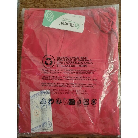 Women's Lands End Rich Red Lightweight Jersey Fitted Turtleneck 2X Solid NEW - Picture 2 of 5